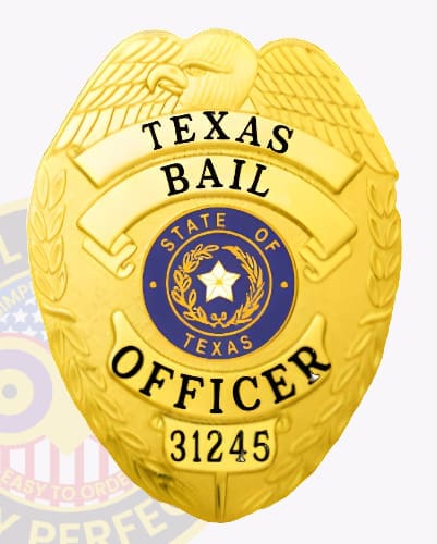 Texas Police Badges 6 Texas police badges bail