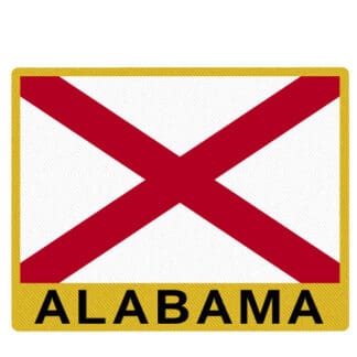 Alabama State Flag Patch