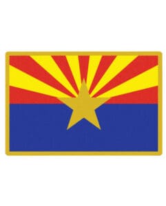Arizona State Flag Patch for uniforms