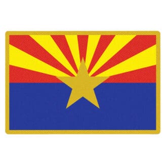 Arizona State Flag Patch SF1-AAZ