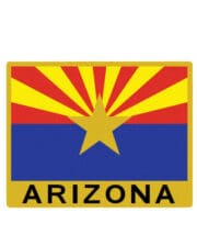 Arizona State Flag Patch Thin Blue Line