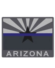 Arizona State Flag Patch Thin Blue Line