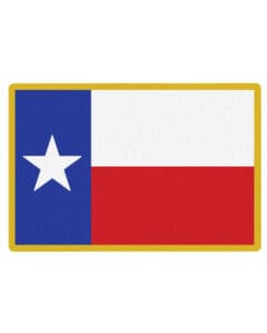 Texas State Flag Patch for uniforms