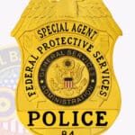 Classic Eagle Top Shield with 4 Text Panels, Classic Line Border Badge view 5