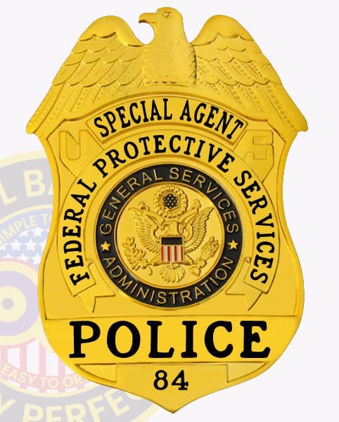 Special Agent Federal Protective Services Badges