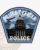 custom patch Police officer patch a police officer badge with a building