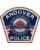 custom patch Andover police patch a blue and white patch with a red building and american flags