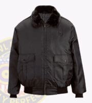 Performance Watch Guard Security Bomber Jacket in Black Color With Owl Badges Logo
