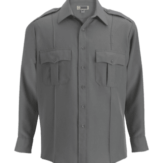 security uniform shirt long sleeve light gray shirt