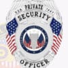 Private Security Officer Badge With Owl Badges Logo