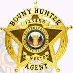 5 Point Star Bounty Hunter Badge 19-H15BH view 2