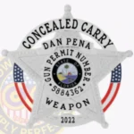 Concealed Carry Weapons Badges, 6 Text Panels view 1