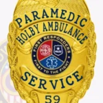 Eagle Top EMT Badge 2-C10-2EMT view 2