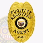 Eagle Top Fugitive Recovery Agent Badge 2-C10-2FRA view 1