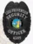 An eye-catching custom metal badge in black color, adorned with "LOSS PREVENTION SECURITY OFFICER" prominently displayed above a round emblem depicting the state of California. The badge features a unique identification number, 4285, and comes with a safety pin attachment for secure placement.