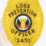 Eagle Top Loss Prevention Officer Badge 2-C13LPO view 2