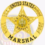 5 Point Star US Marshal Badge, 4 Text Panels view 5
