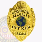 Bear Top Allied Universal Badges view 1