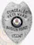 A custom metal badge gleaming in silver is presented here, showcasing "CONCEALED" and the identification number "652247." The safety pin attachment allows for easy and secure wear, making it perfect for professionals looking to project authority effectively.