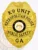 Featuring a striking custom metal badge in gold color, this design includes a shield shape with "K9 UNIT," "METROPOLITAN POLICE," and "PUBLIC SAFETY" clearly inscribed around a central emblem representing Georgia. The badge is completed with a safety pin attachment for easy application on uniforms.