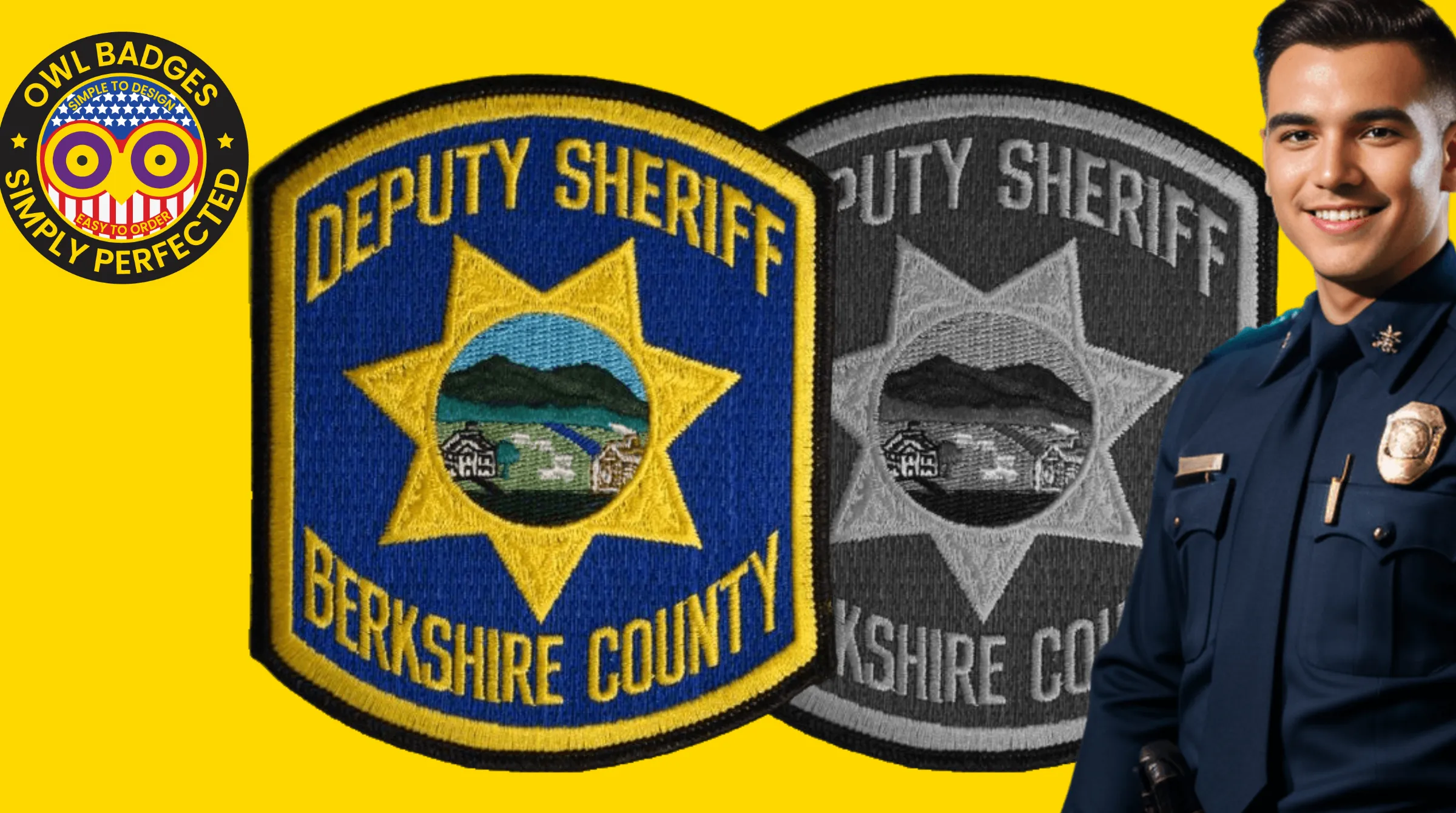 Custom police patches for police departments