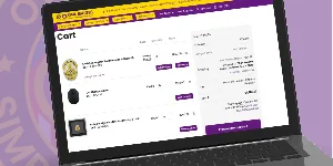 Screenshot of an online shopping cart displaying custom police badges, featuring a gold 'Police Officer' badge and a black badge holder. The cart includes item descriptions, quantities, and prices, with a prominent 'Proceed to Checkout' button. This image illustrates how to buy custom police badges, add items to the cart, and order them online.