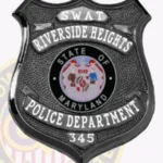 Professional Shield Badge with Textured Background, 4 Text Panels, 2 Ribbon Panels, Line Edge view 4