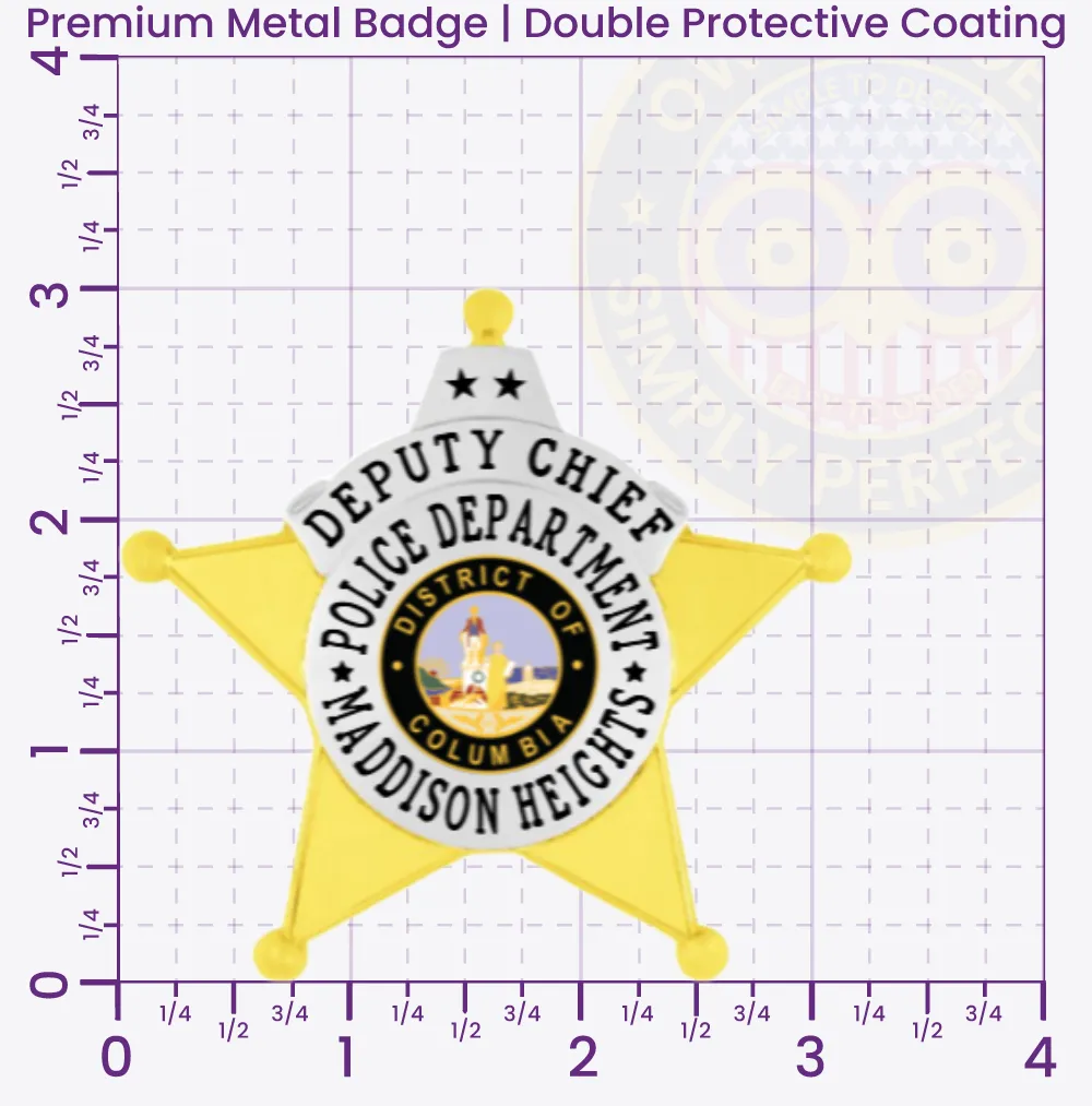 14-C1 Custom Police Badges And Design, Create, Build and Order Personalized Police Badges Officer Badges Gold Badges 3 Premium