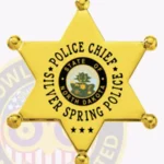 Traditional 6 Point Star Badge with Rounded Tips, 3 Text Panels, No Border view 2