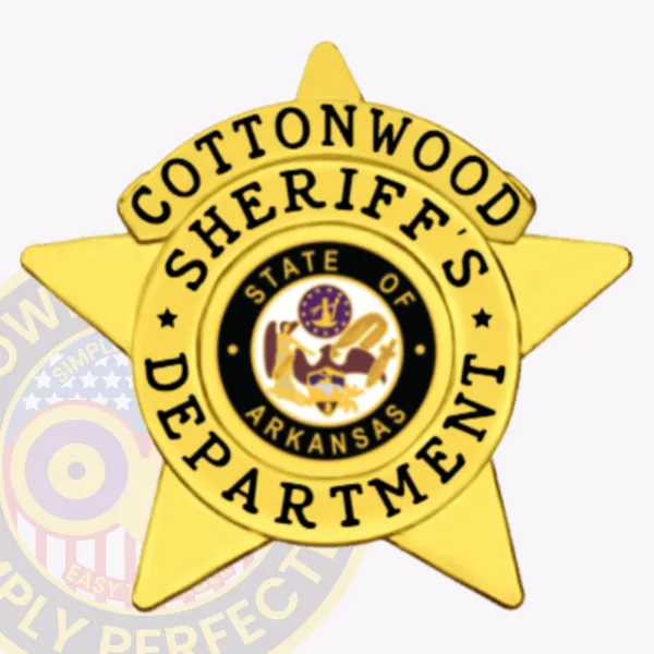 14-J1IL Buy Custom Sheriff Badges And Design Create Build and Order Personalized Sheriff Badges Deputy Gold