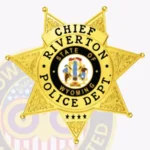 Modern 7-Pointed Star Badge with Laurel Accents, Rounded Points, 4 Text Panels, Line Border view 2