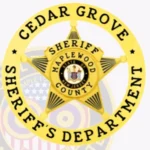 Classic 5-Point Star Sheriff Badge in Circle Banner with Black Line Accents view 2