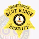 Contemporary 6 Pointed Star Sheriff Badge with Rounded Points, 3 Ribboned view 2