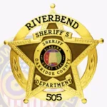 Modern 5 Pointed Star Sheriff Badge in Circle Banner with Round Points, 6 Text Panels, Reef Details view 2