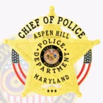 Traditional 5-Pointed Star Badge with Circle Banner, Rounded Points, 6 Text Panels, 2 Flags view 2