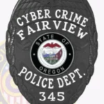 Modern Eagle Top Shield Badge, 4 Ribboned Text Panels, Reef Border view 4