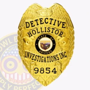 Detective · Shield custom badge