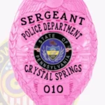 Traditional Eagle Top Shield Badge with Sunburst Background, 4 Text Panels, Reef Edge view 5