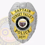 Vintage Eagle Top Shield with 4 Text Panels, Reef Edge Badge view 1