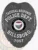 Custom black eagle top metal badge for Hillsboro Police Tactical Response, featuring white text on black banners reading "TACTICAL RESPONSE," "POLICE DEPT.," "HILLSBORO," and the badge number "7007," surrounding a colorful Oregon state seal in the center, with a detailed black eagle at the top and a safety pin attachment.
