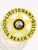 Bright gold custom badge showing a five-point star enclosed within a circular band inscribed with "Lieutenant Cocoa Beach Police" in bold black font, with the State of Florida logo prominently displayed in the middle, made for safety pin attachment.