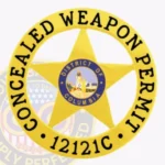Concealed Carry Weapons Badges, 2 Text Panels view 1