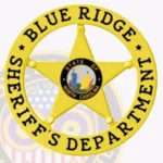 Modern 5-Point Star Sheriff Badge in Circle Banner with Rounded Points view 2