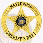 Vintage Sheriff 5-Point Star Badge in Circle Banner with Laurel Accents view 2