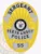 A custom police badge in gold color with silver panels, prominently displaying the title "SERGEANT" at the top. The badge features the emblem for the "STATE OF NEW JERSEY" in the center, along with the text "PERTH AMBOY POLICE" below it. The badge number "55" is located at the bottom, showcasing its blend of gold and silver elements in a polished, official design.