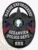 Oval-shaped custom black metal badge for Oceanview police Marine Enforcement highlighting a five-point star at its core with the State of Washington emblem, clear white text MARINE ENFORCEMENT at the top edge, OCEANVIEW POLICE DEPT. below, badge number 555 displayed on a scroll underneath, flanked by two U.S. flags, designed with a safety pin attachment.