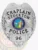Featuring a custom metal badge in silver color with a safety pin attachment, this badge highlights "CHAPLAIN," "STOCKTON," and "POLICE." The central circular design showcases the California state seal, enhanced by the shiny silver finish that represents service and dedication.