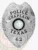 This distinctive custom metal badge in silver color captures attention with its unique shield shape and embossed details. It features "POLICE CHAPLAIN" at the top, "TEXAS" at the bottom, and the state emblem of Texas in the center, along with the badge number "62" and a safety pin attachment for secure wear.