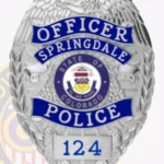 Traditional Eagle Top Shield, 4 Text Panels, 3 Reverse Enamel Panels, Laurel Center, Reef Edge Badge view 2