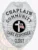 A striking custom metal badge in silver color with a safety pin attachment highlights the titles "CHAPLAIN," "COMMUNITY," and "CLERGY." The design includes a vibrant central emblem featuring a cross, symbolizing faith and commitment to community service.